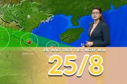 [Video] Dự báo thời tiết đêm nay và ngày mai 25/8/2025: Bão số 5 tăng cấp