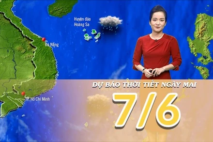 [Video] Dự báo thời tiết đêm nay và ngày mai 7/6/2025: Nắng nóng xuất hiện tại Trung Bộ