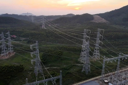 Dự án Đường dây 500kV Lào Cai-Vĩnh Yên. (Ảnh: EVN)