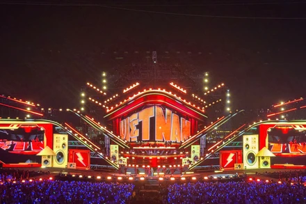 Hình ảnh đại nhạc hội V Concert diễn ra vào tối 9/8/2025 tại Trung tâm Triển lãm Việt Nam (Đông Anh, Hà Nội)