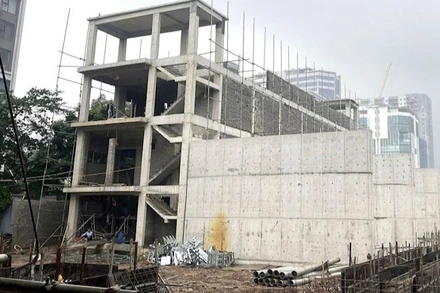 Trạm biến áp 220/110kV Thanh Xuân đang được đẩy nhanh tiến độ.