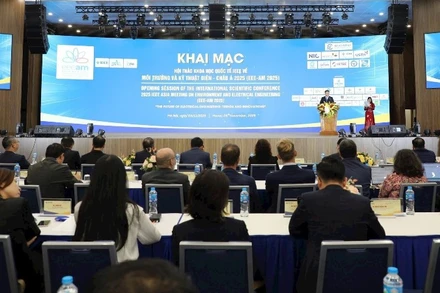 Toàn cảnh buổi khai mạc Hội thảo khoa học về Môi trường và Kỹ thuật châu Á 2025. 
