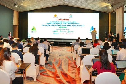 Toàn cảnh Lễ phát động các giải thưởng về hiệu quả năng lượng năm 2025. 