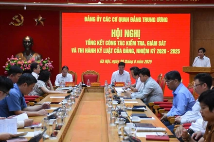 Đảng ủy các cơ quan Đảng Trung ương tổ chức hội nghị tổng kết công tác kiểm tra, giám sát và kỷ luật đảng nhiệm kỳ 2020-2025.
