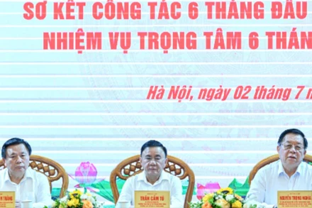 Ban chỉ đạo 35 Trung ương tổ chức Hội nghị triển khai nhiệm vụ trọng tâm 6 tháng cuối năm 2025. (Ảnh: DUY LINH)