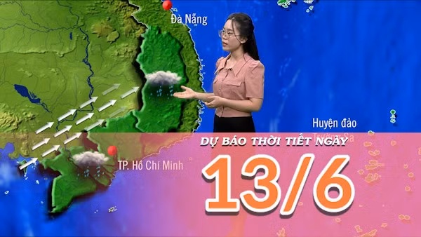 [Video] Dự báo thời tiết ngày 13/6/2025: Bão số 1 trên biển Đông chuyển hướng