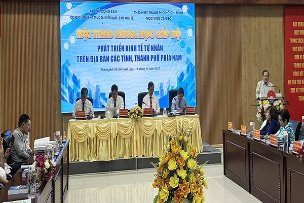 Một góc quang cảnh hội thảo.