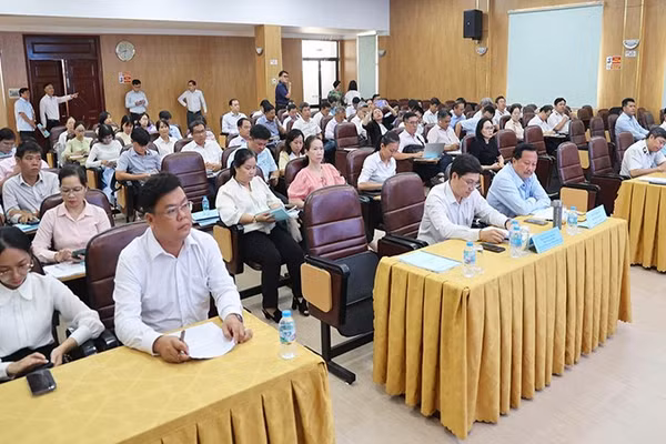 Một góc quang cảnh hội nghị.