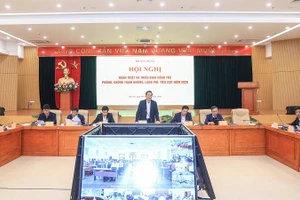 Toàn cảnh Hội nghị “Quán triệt và triển khai công tác phòng, chống tham nhũng, lãng phí, tiêu cực năm 2026” của Bộ Xây dựng. (Ảnh: Lan Hương)