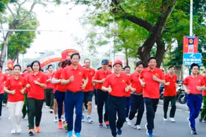 Ngày chạy Olympic 2026 tại Hải Phòng.