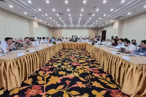 Toàn cảnh hội thảo “Quy hoạch đô thị-nông thôn gắn với bản sắc văn hóa thuần Việt trong kỷ nguyên mới”. (Ảnh: Hoàng Tâm)