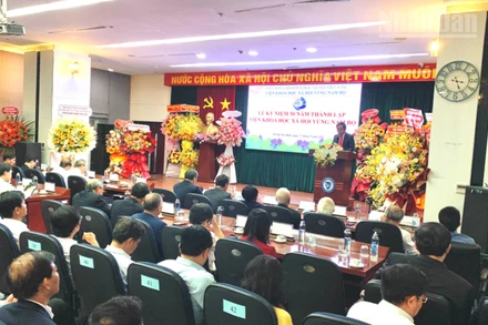 Lễ kỷ niệm 50 năm ngày thành lập Viện Khoa học xã hội vùng Nam Bộ. 