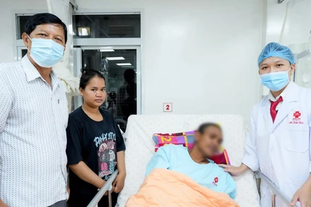 Bệnh nhân đã hồi phục ổn định. (Ảnh: Bệnh viện cung cấp). 