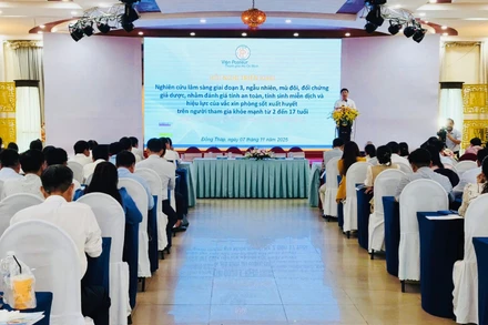 Viện Pasteur Thành phố Hồ Chí Minh triển khai dự án nghiên cứu vaccine V181 tại địa phương.