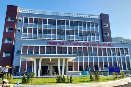 Trụ sở Trung tâm y tế Quân-Dân y tại đặc khu Côn Đảo. (Ảnh: Sở Y tế)