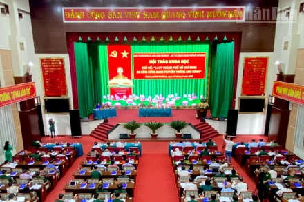 Quang cảnh hội thảo khoa học.