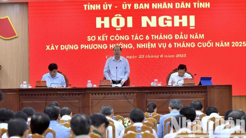 Cà Mau hội nghị triển khai nhiệm vụ 6 tháng cuối năm 2025.