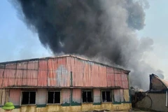 Hiện trường vụ cháy.