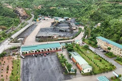 Mặt bằng sản xuất khu vực Hà Ráng (Công ty Than Hòn Gai).