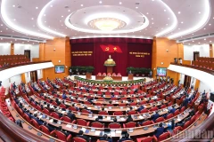 Quang cảnh phiên bế mạc Hội nghị. (Ảnh: ĐĂNG KHOA)