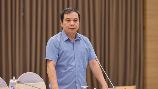 Ông Hoàng Đức Minh, Vụ trưởng Vụ Học sinh sinh viên (Bộ Giáo dục và Đào tạo). (Ảnh: VGP/Nhật Bắc)