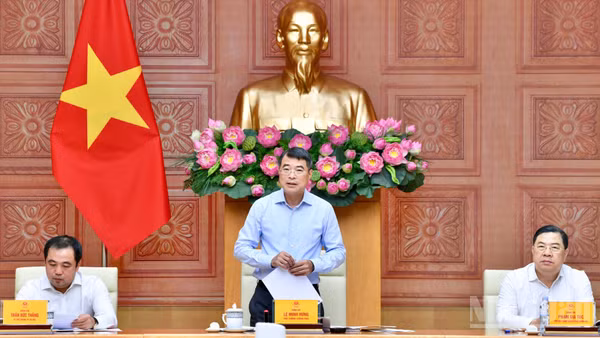 Thủ tướng Chính phủ Lê Minh Hưng chủ trì cuộc làm việc về phát triển nhà ở cho thuê trên địa bàn Thủ đô Hà Nội. (Ảnh: THANH GIANG)