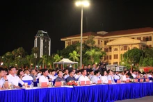 Thứ trưởng Nông nghiệp và Môi trường Lê Minh Ngân phát biểu tại buổi lễ.