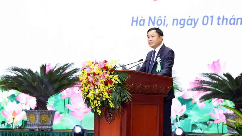 Tổng Giám đốc Petrovietnam Lê Ngọc Sơn phát biểu khai mạc hội nghị. 11.jpg