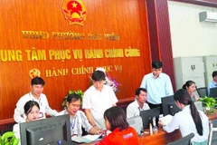 Trung tâm phục vụ hành chính công phường Đào Viên.