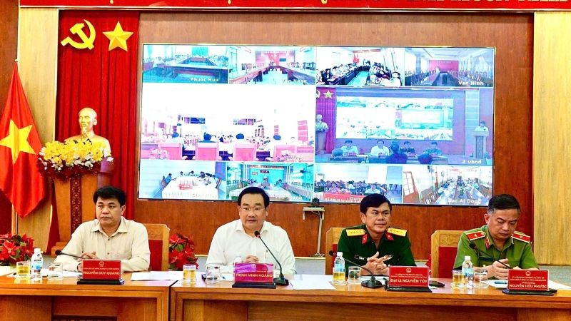 Ban Chỉ huy Phòng thủ dân sự tỉnh Khánh Hòa chủ trì cuộc họp chống bão Kalmaegi.