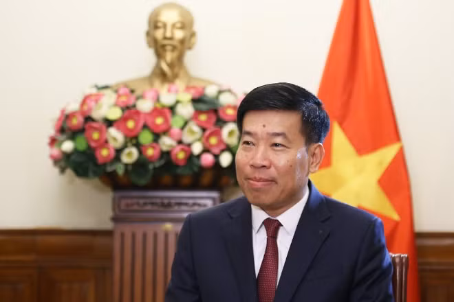 Thứ trưởng Ngoại giao Nguyễn Mạnh Cường. (Ảnh: Báo Thế giới và Việt Nam)