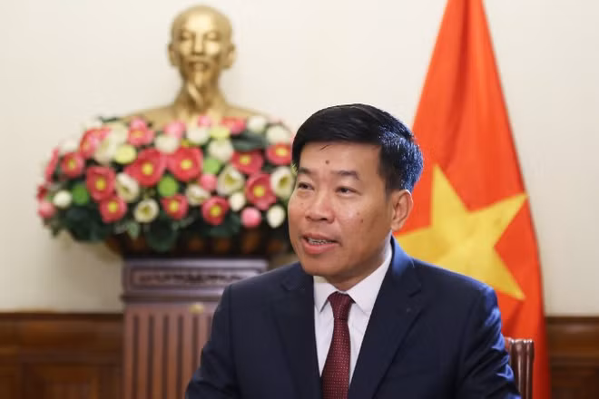 Thứ trưởng Ngoại giao Nguyễn Mạnh Cường. (Ảnh: Báo Thế giới và Việt Nam)