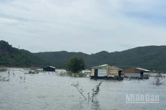 Hồ Sông Lũy bị người dân lấn chiếm.
