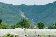 Vị trí hồ bị vỡ.