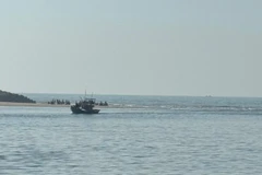 Hiện trường vụ tai nạn.