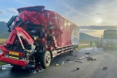 Hiện trường vụ tai nạn.