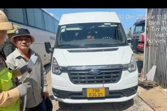 Xe khách vi phạm.