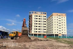 Khu nhà ở xã hội trong Khu công nghiệp Hàm Kiệm II.