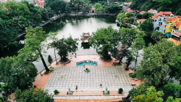 Khu di tích quốc gia đặc biệt chùa Thầy (xã Quốc Oai) - Ảnh: Xuân Trường.