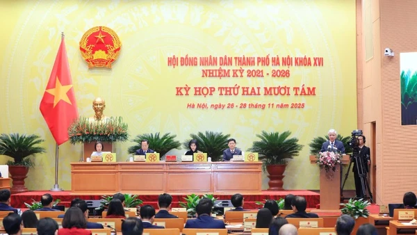 Quang cảnh Kỳ họp thứ 28 của Hội đồng nhân dân thành phố khóa 16.