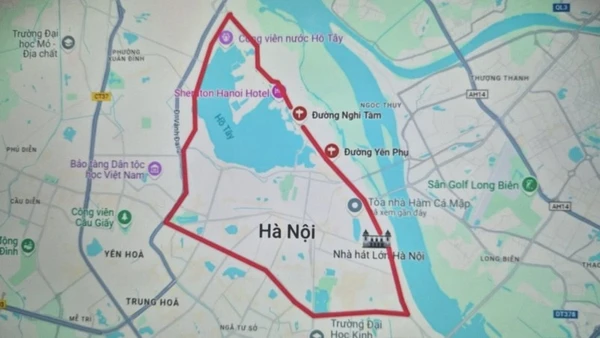 Từ ngày 1/7/2026, thành phố Hà Nội thực hiện vùng phát thải thấp thí điểm tại một số khu vực trong Vành đai 1.