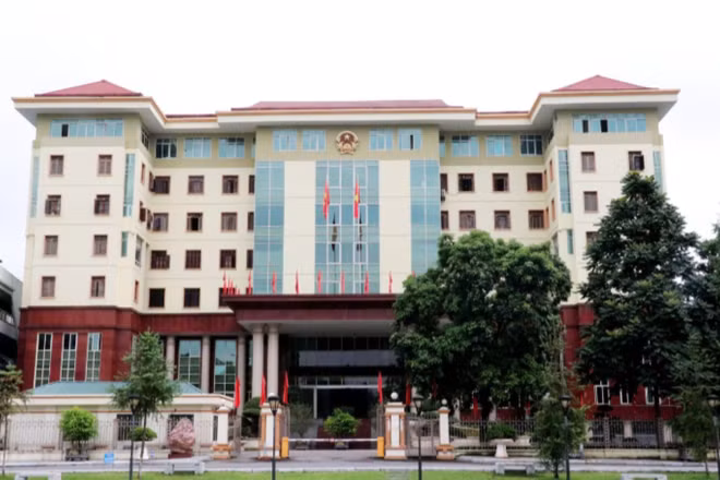 Trụ sở làm việc của Ủy ban nhân dân tỉnh Tuyên Quang tại cơ sở 2. 