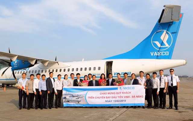 VASCO chính thức khai thác đường bay Vinh - Đà Nẵng