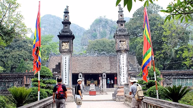 Đền thờ Vua Đinh Tiên Hoàng tại Hoa Lư (Ninh Bình).