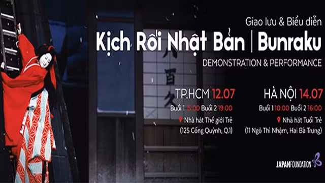 Giao lưu và biểu diễn kịch rối Nhật Bản