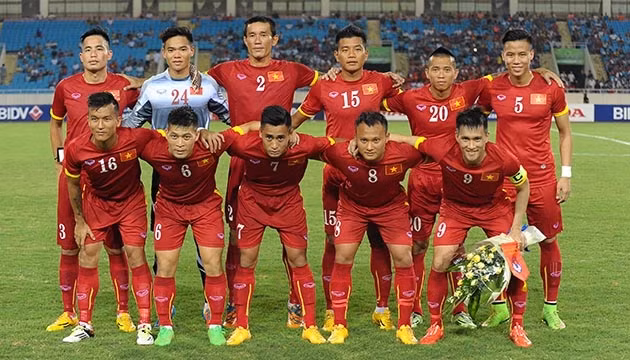 ĐT bóng đá nam Việt Nam. (ảnh: Linh Phan/NDĐT)