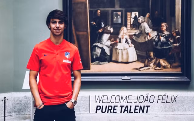 Sau nhiều đồn đoán, cuối cùng tiền đạo tài năng Joao Felix cũng cập bến Atletico với bản hợp đồng kỷ lục trị giá 126 triệu euro. (Ảnh: Atletico Madrid)