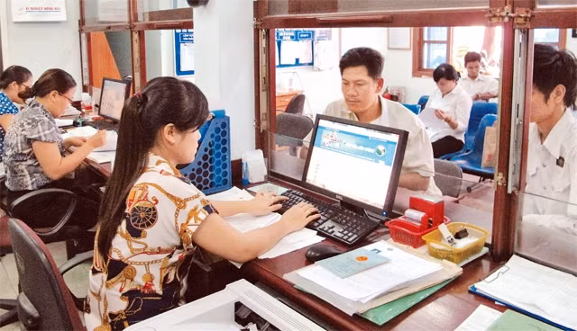 Bộ phận một cửa điện tử ở phường Thuận Phước, quận Hải Châu.