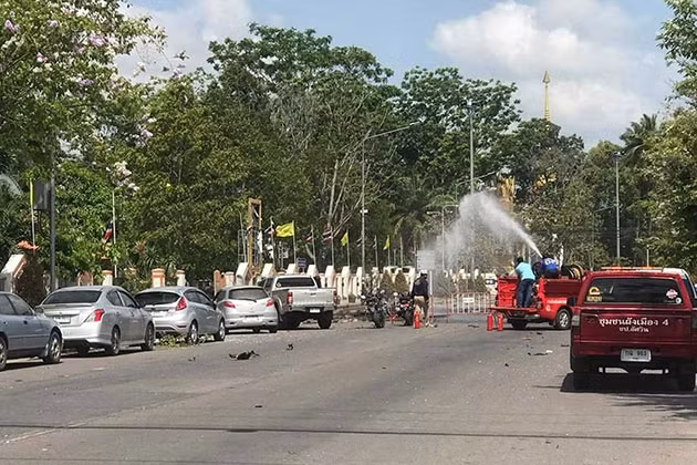 Đánh bom kép tại Thái Lan, ít nhất 25 người bị thương