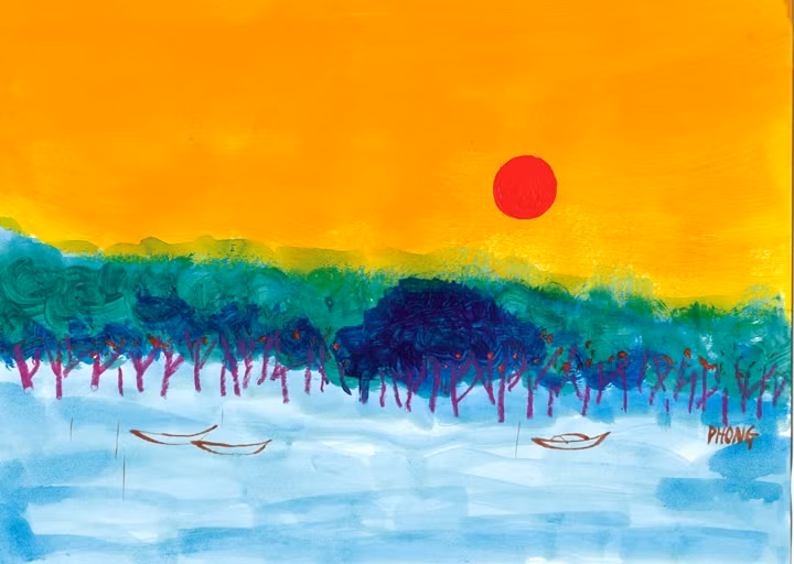 Minh họa trang thơ: ĐÀO HẢI PHONG